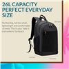 Image 6 : BODYGLOVE 26L Everyday Water-Repellent Backpack with Clamshell Front Pocket - NEW