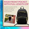 Image 9 : BODYGLOVE 26L Everyday Water-Repellent Backpack with Clamshell Front Pocket - NEW