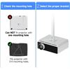 Image 3 : Suptek White Projector Ceiling Mount Bracket; Fits Flat or Sloped Ceilings; Adjustable Height - NEW