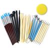 Image 1 : 24PCS Polymer Clay Tool Set - For Pottery, Modeling, Sculpting, Air Dry Clay, etc. - New