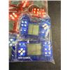 Image 2 : 3 Packs (6PCS Each) Mini Game Keychains - Blue/Red - New
