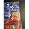 Image 3 : 3 Packs (6PCS Each) Mini Game Keychains - Blue/Red - New