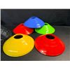 Image 2 : 32PCS Colorful Field Markers/Soccer Disc Cones/Parking Cones (5 Colours/6PCS Each) New