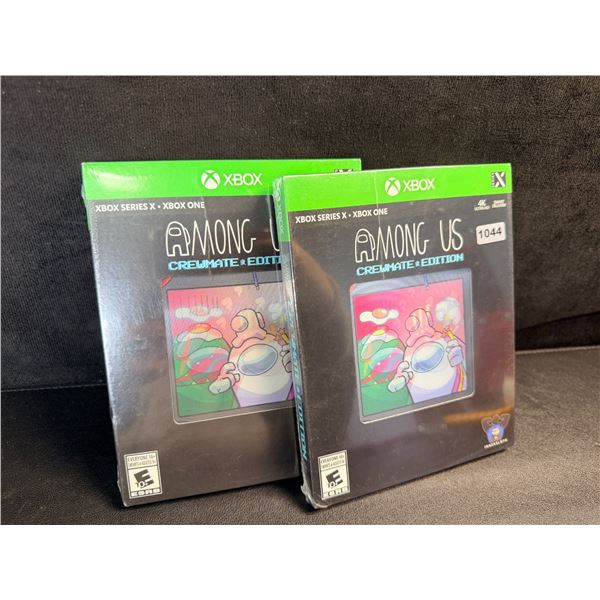 Lot of 2 Among Us: Crewmate Edition Video Games for Xbox Series X/Xbox One - New Sealed!