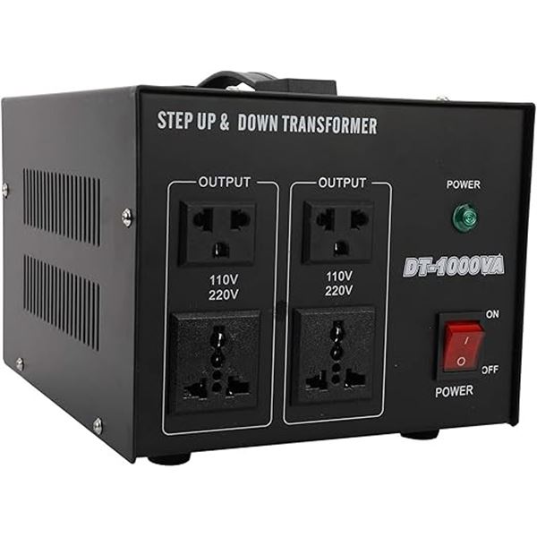 1000W Step Up/Down Voltage Converter/Transformer (220V to 110V, 110V to 220V) - BRAND NEW!
