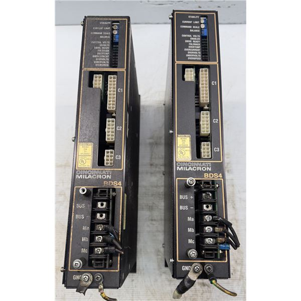 (2) Cincinnati Milacron #BDS4 206 23 412W32 Servo Drives