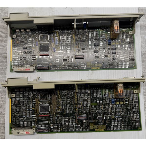 (2) Siemens #6SN1118-0AD11-0AA1 Circuit Boards (No of these items tag is unreadable)