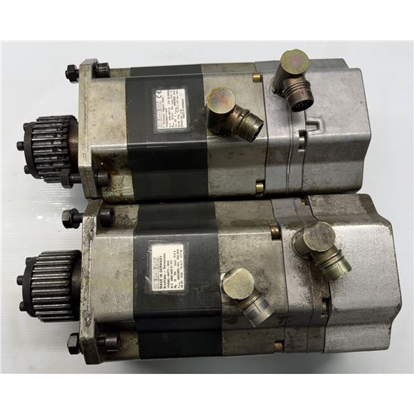 (2) Siemens #1FK6083-6AF71-1AH0 Brushless Servo Motors