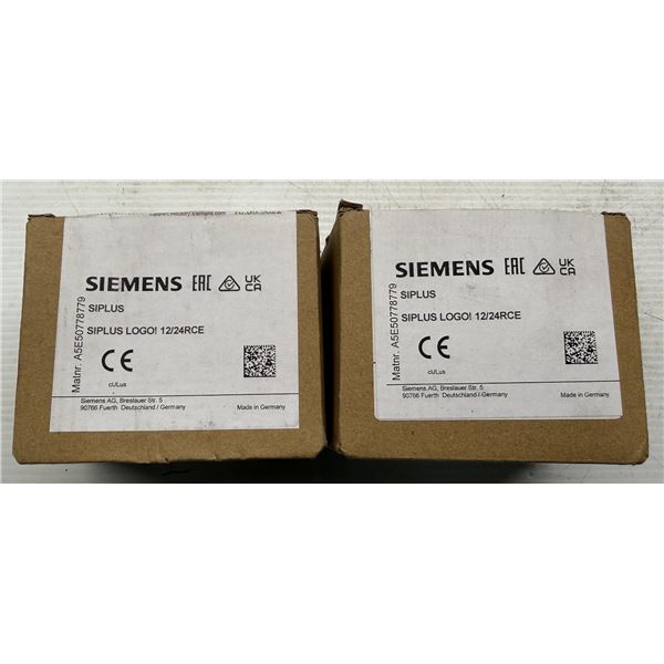 (2) Siemens #6AG1052-1MD08-7BA1 Siplus Logo 12/24RCE