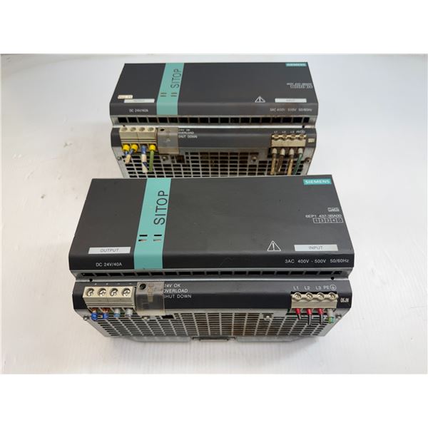 (2) Siemens #6EP1437-3BA00 Power Supplies