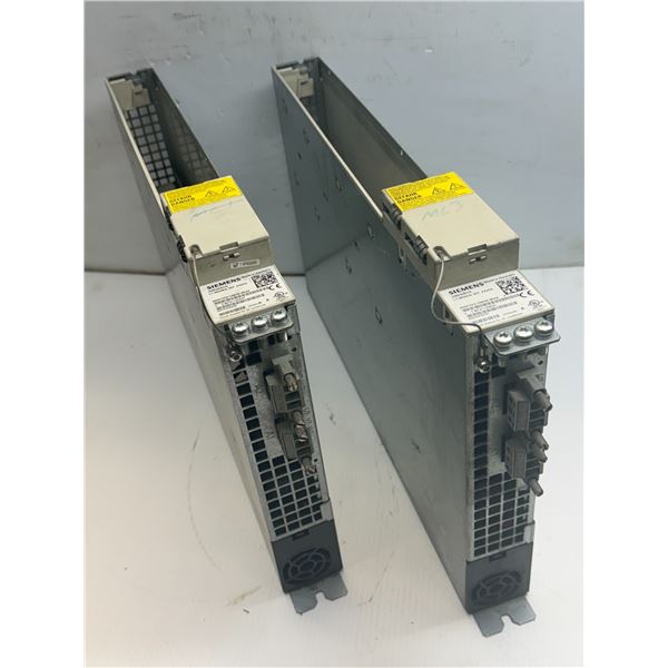 (2) Siemens #6SN1123-1AB00-0BA2 Simodrive LT-Modul Int. 2X25A