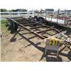 Image 1 : Tandem axle trailer frame