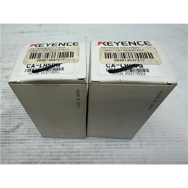 (2) Keyence #CA-LH50G Lens