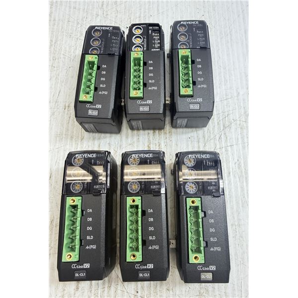 Lot of (6) Keyence #DL-CL1