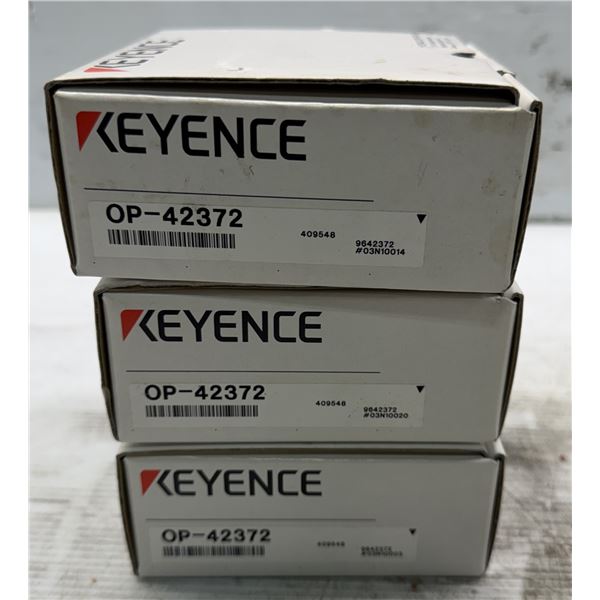 (3) Keyence #OP-42372 Relays