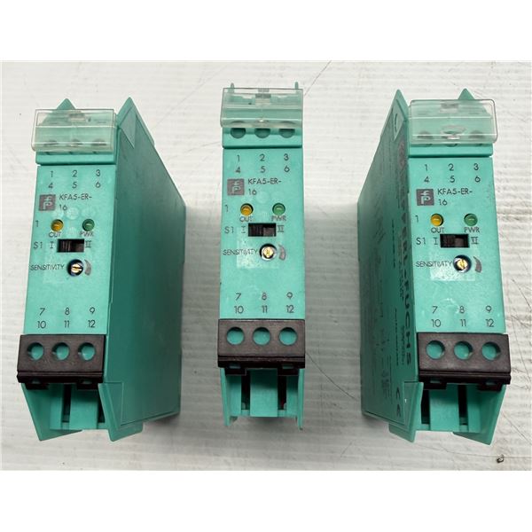 (3) Pepperl + Fuchs #96048S / KFA5-ER-16 Switch Amplifiers