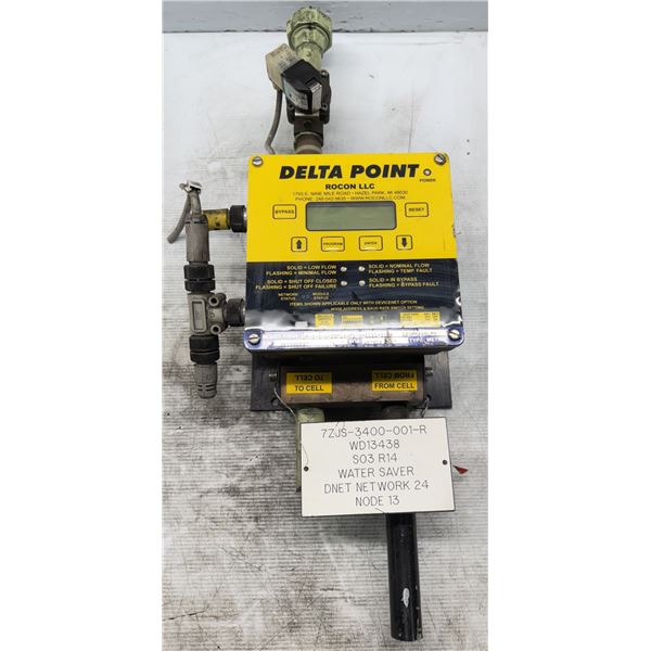 ROCON Delta Point #DP-B-6-N-D5F1A4F1-N-1111-Z18A Watersaver Flow Meter/Monitor Shutoff
