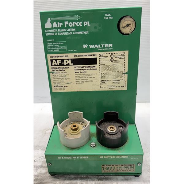 Walter #AF-PL Air Force PL Cleaner/Degreaser Automatic Filling Station