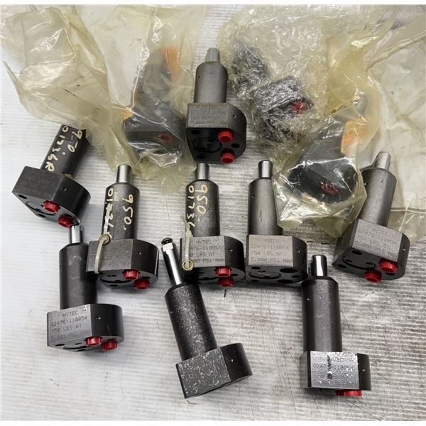 Lot of (12) Hytec #Q2476-110054 Swing Clamps