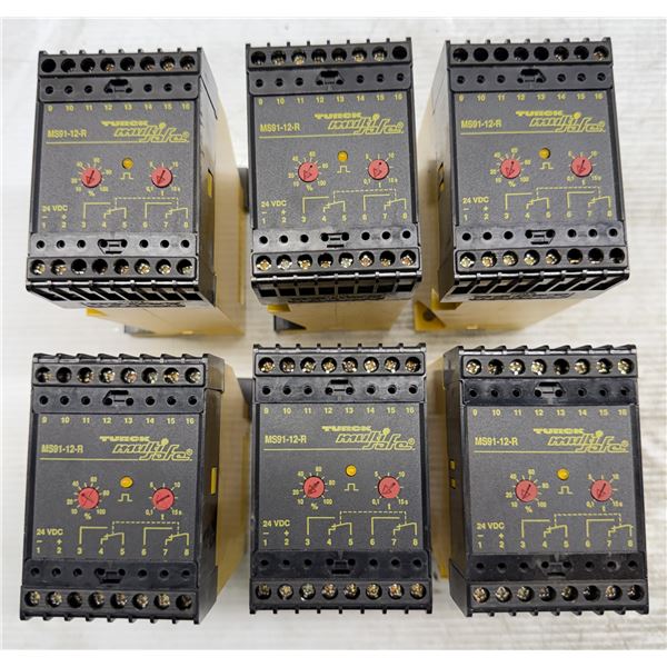 Lot of (6) Turck #MS91-12-R Liquid Level Controls