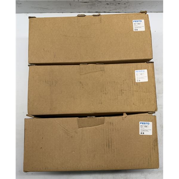 (3) Festo #MS6-EE-1/2-10V24-S-SA On/Off Valves
