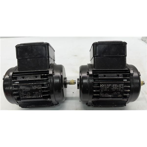 (2) ATB #AFT 63/4C-7 3Ph 0.25Kw Electric Buffer Motors 220-380/420V 50/60Hz