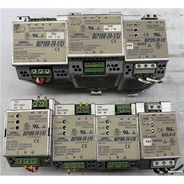 Lot of (7) Densei-Lambda Power Supplies