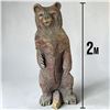 Image 2 : Grizzly Bear 2m Tall Chainsaw Sculpture by Dan Richey 2024