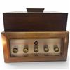 Image 3 : Rare CA-11 Craftsman Maestro Tube Amplifier Turntable Tuner Wood Case with Lid