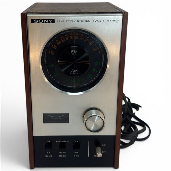 Sony ST-80F AM FM Tuner Solid State Stereo Receiver