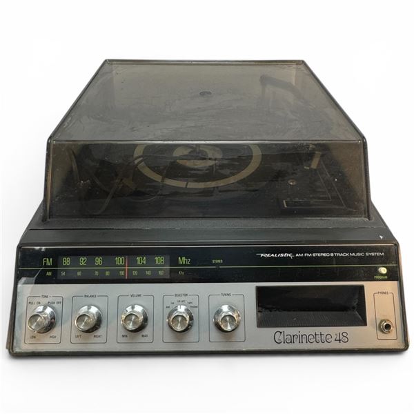 Realistic Clarinette 48 AM/FM Stereo 8-Track Music System with Turntable