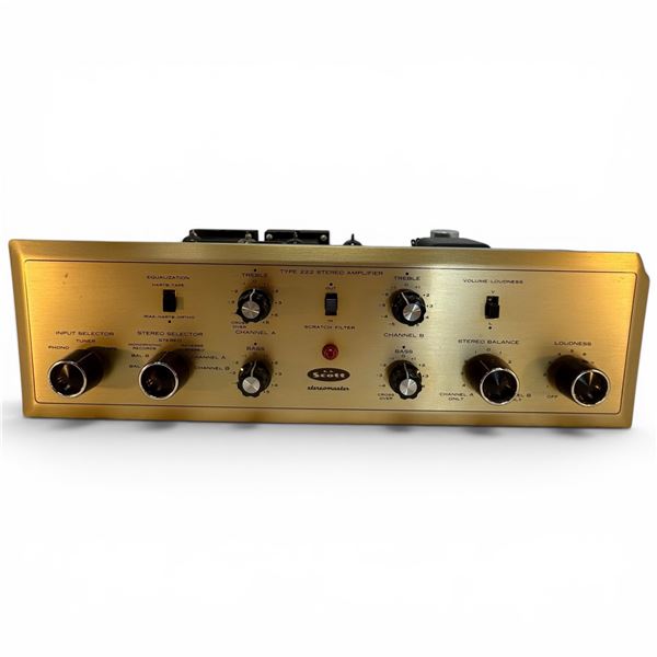 H.H. Scott Stereo Master Type 222 Tube Stereo Amplifier
