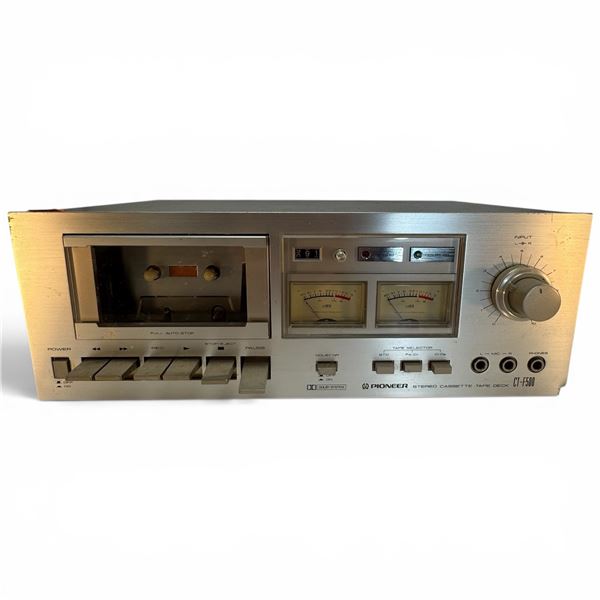 Pioneer CT-F500 Stereo Cassette Tape Deck 2-Head System