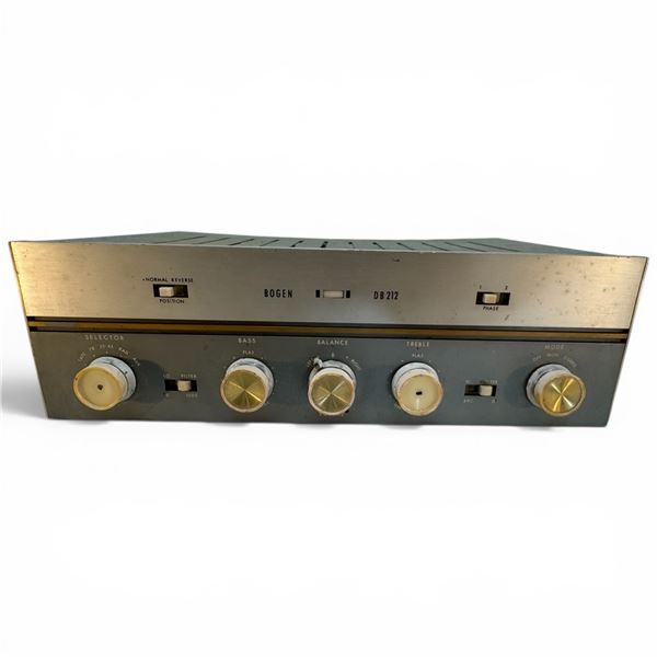 Bogen DB212 Tube Amplifier Vintage Audio Equipment