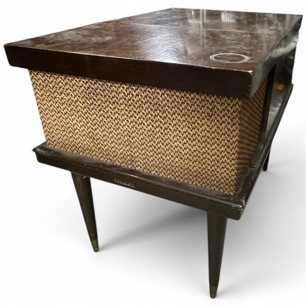 Phillips Model P455 Console Turntable Mid-Century