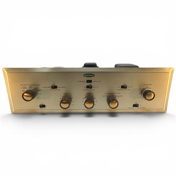 H.h. Scott Type 99D Vacuum Tube Stereo Amplifier 1950s