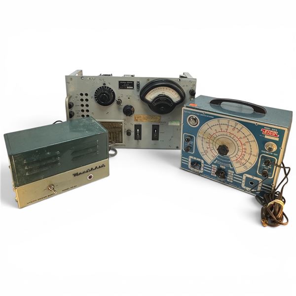 Heathkit Utility Power Supply HP-20, EICO Model 950A Comparator Bridge & Western Electric 2B Tester