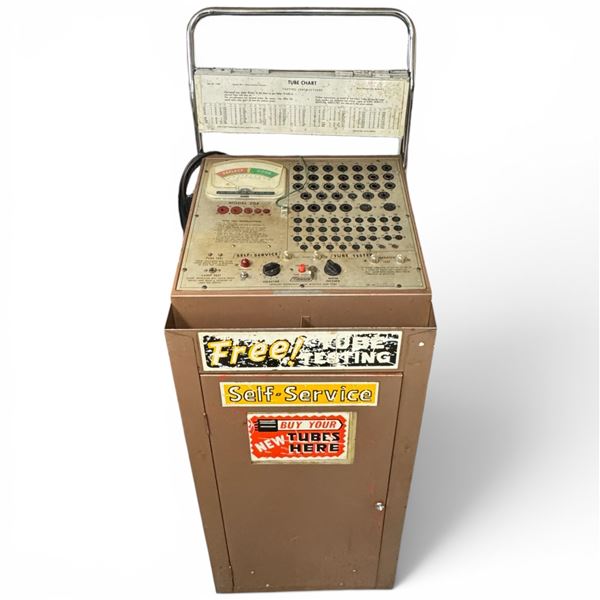 Mercury Model 204 Floor Standing Tube Tester Includes Tray of Tubes