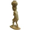 Image 2 : Vintage African Alabaster 4" Tall Carving - 1" x 1.25" base