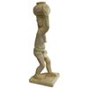 Image 3 : Vintage African Alabaster 4" Tall Carving - 1" x 1.25" base