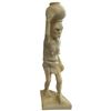 Image 4 : Vintage African Alabaster 4" Tall Carving - 1" x 1.25" base