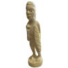 Image 1 : Vintage African  4" Tall Bone Carving - 1" diameter