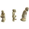 Image 2 : 3 Mini Figural Bone Carvings 