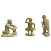 Image 3 : 3 Mini Figural Bone Carvings 