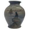 Image 1 : Royal Copenhagen Denmark Vase - #2770 3088 (5" x 8" x 9.5" tall)