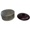 Image 1 : Boma Pacific West Coast Design Candle Holder & Pewter Keepsake Box (keepsake box is 2" deep x 4.5" d