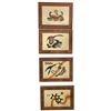 Image 1 : 4 First Nations Art Laminated on Wood Plaques - 1 Norval Morrisseau & 3 Jackson Beardy (8" x 11" pla