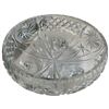Image 5 : Group of 3 Large Pinwheel Crystal Bowls (12" Footed bowl, handled basket bowl and 8" bowl)