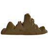 Image 3 : 3 Vintage Hand Carved Soapstone Mountain Village Sculptures (Tallest is ")
