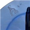 Image 4 : 2 Blue Glass Haida Design 12' Glass Plates (one has a chip)